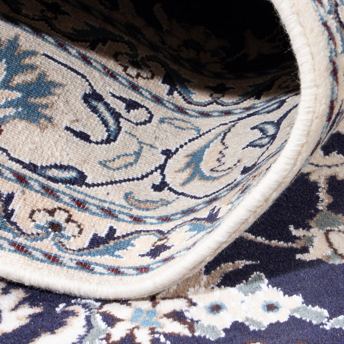 Tappeto Persero - Nain - 226 x 167 cm - blu scuro