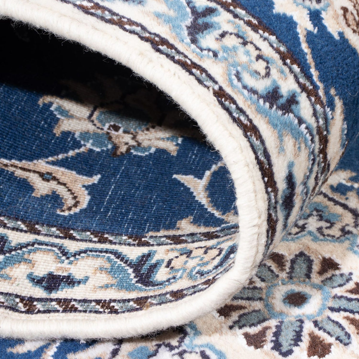 Tappeto corsia Tappeto Persero - Nain - 196 x 77 cm - blu