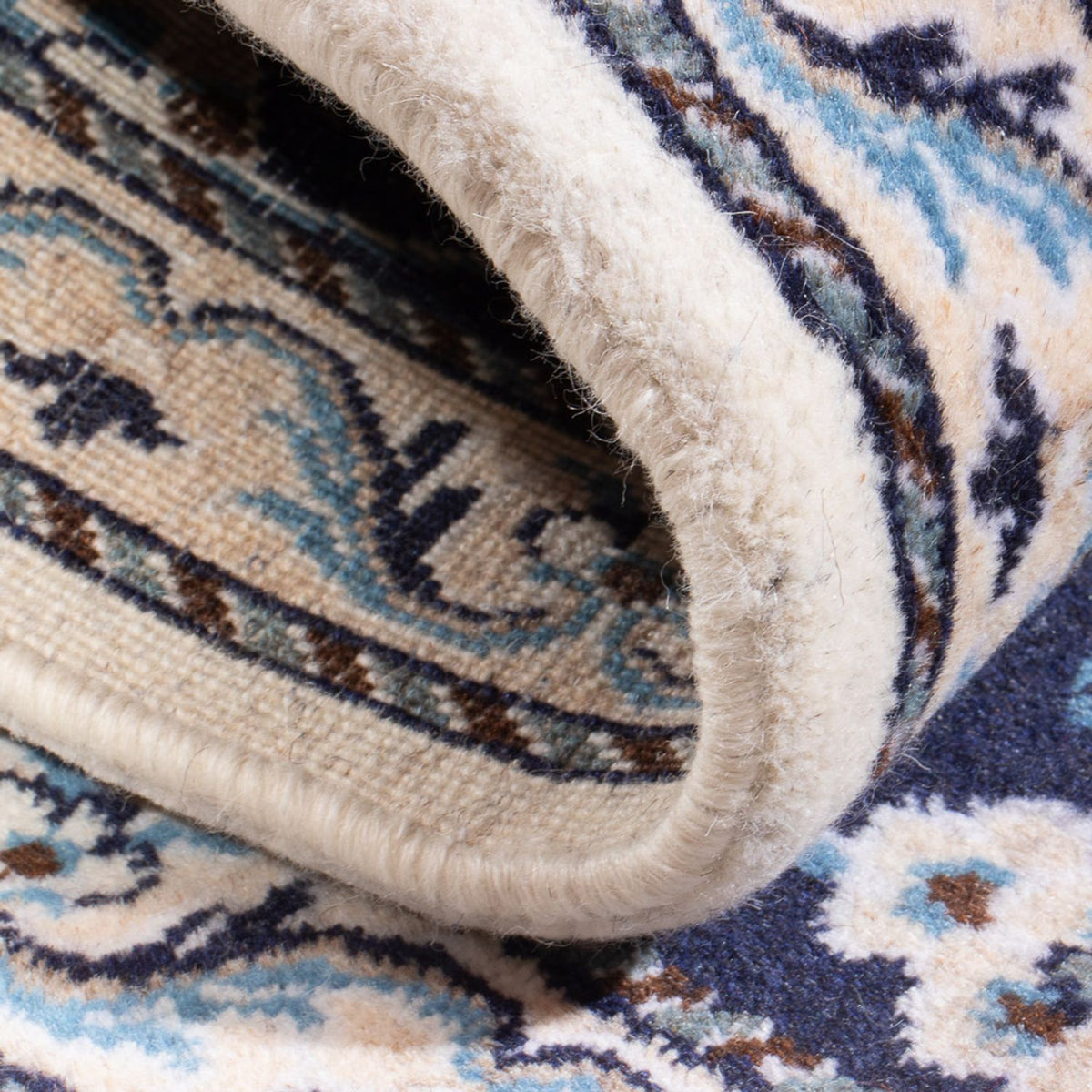 Tappeto Persero - Nain - 144 x 70 cm - blu scuro