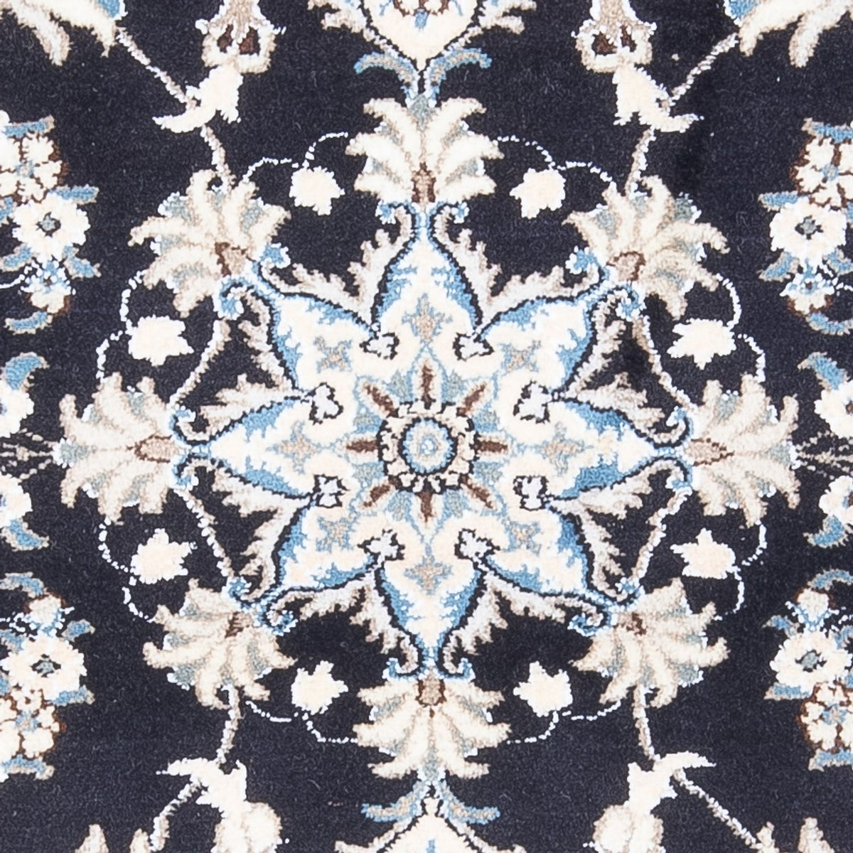 Tappeto Persero - Nain - 137 x 89 cm - blu scuro