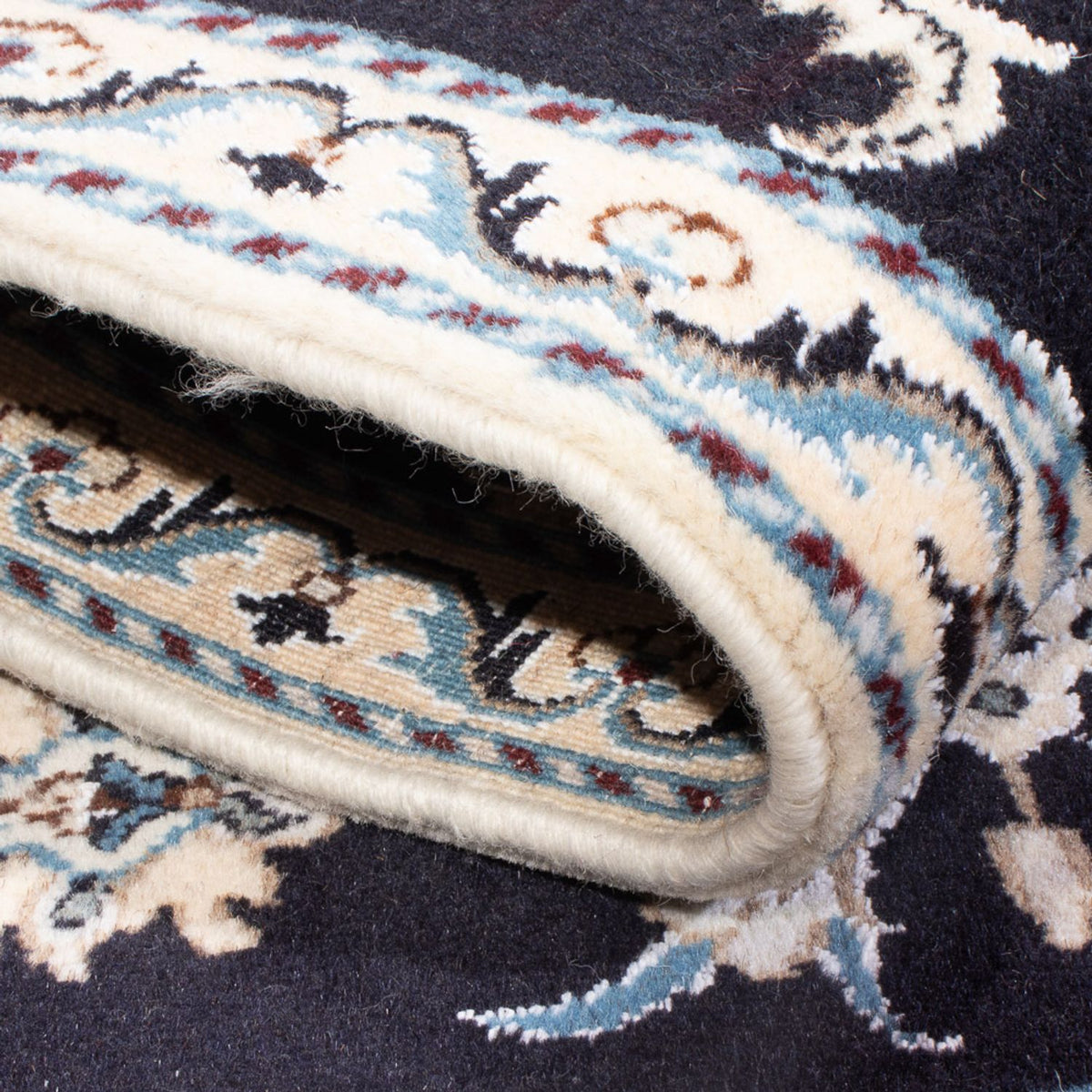 Tappeto Persero - Nain - 137 x 89 cm - blu scuro