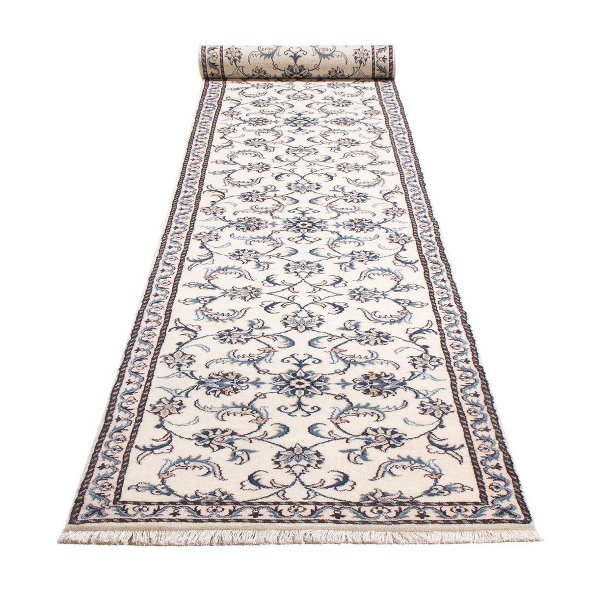 Tappeto corsia Tappeto Persero - Nain - 392 x 78 cm - crema