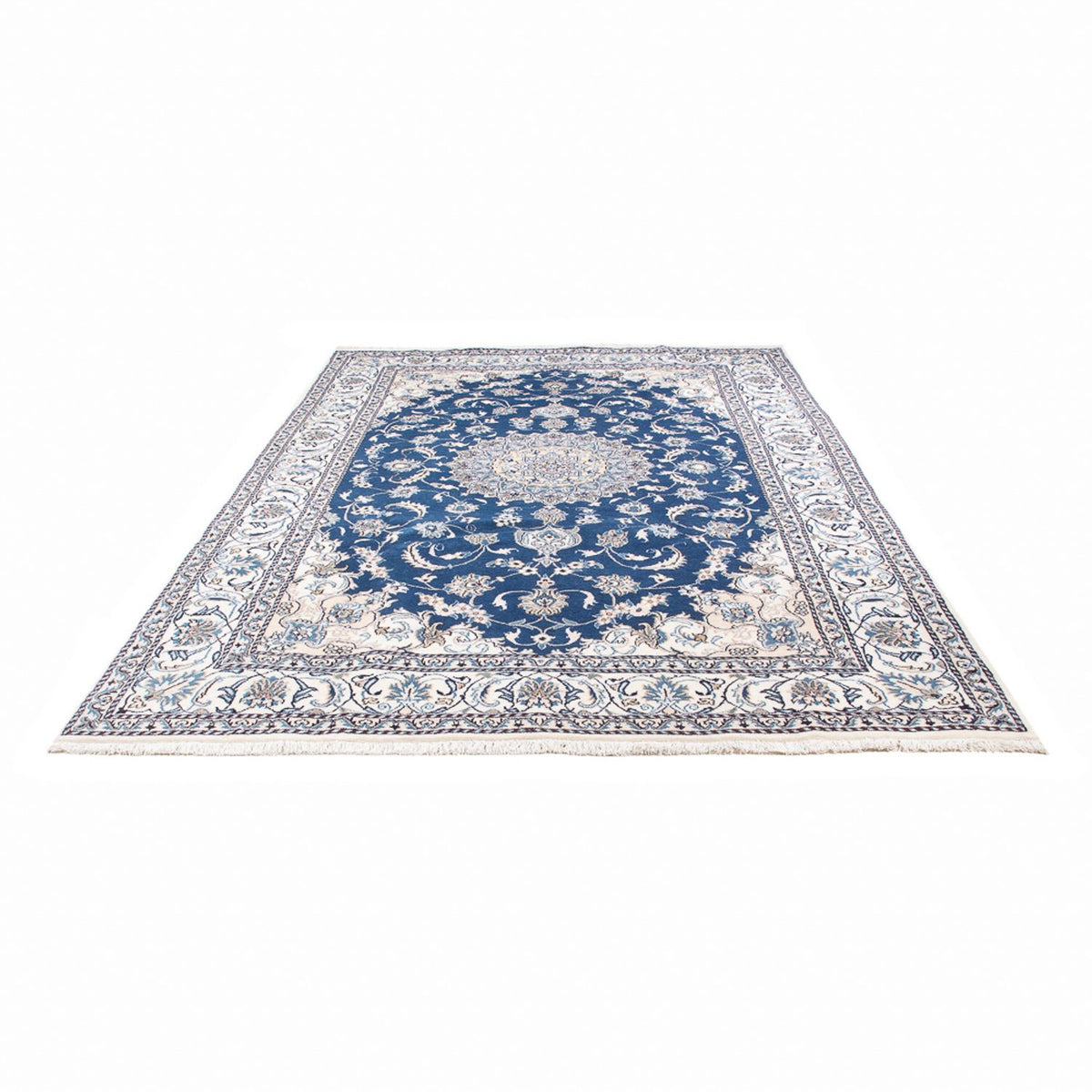 Tappeto Persero - Nain - 302 x 196 cm - blu