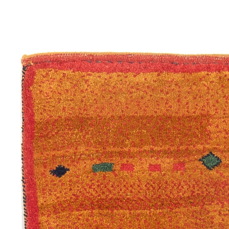 Tappeto corsia Tappeto Gabbeh - Persero - 258 x 85 cm - arancione