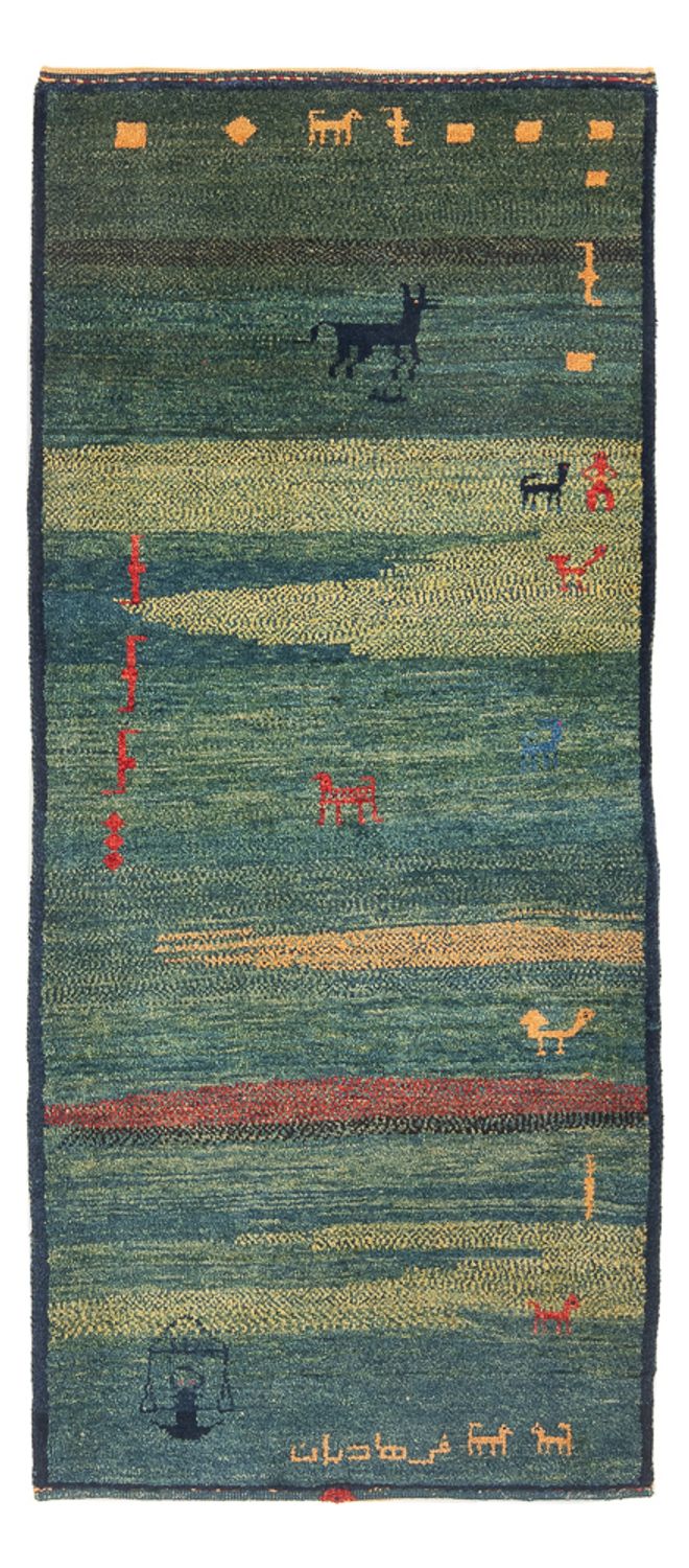 Tappeto corsia Tappeto Gabbeh - Persero - 195 x 87 cm - multicolore