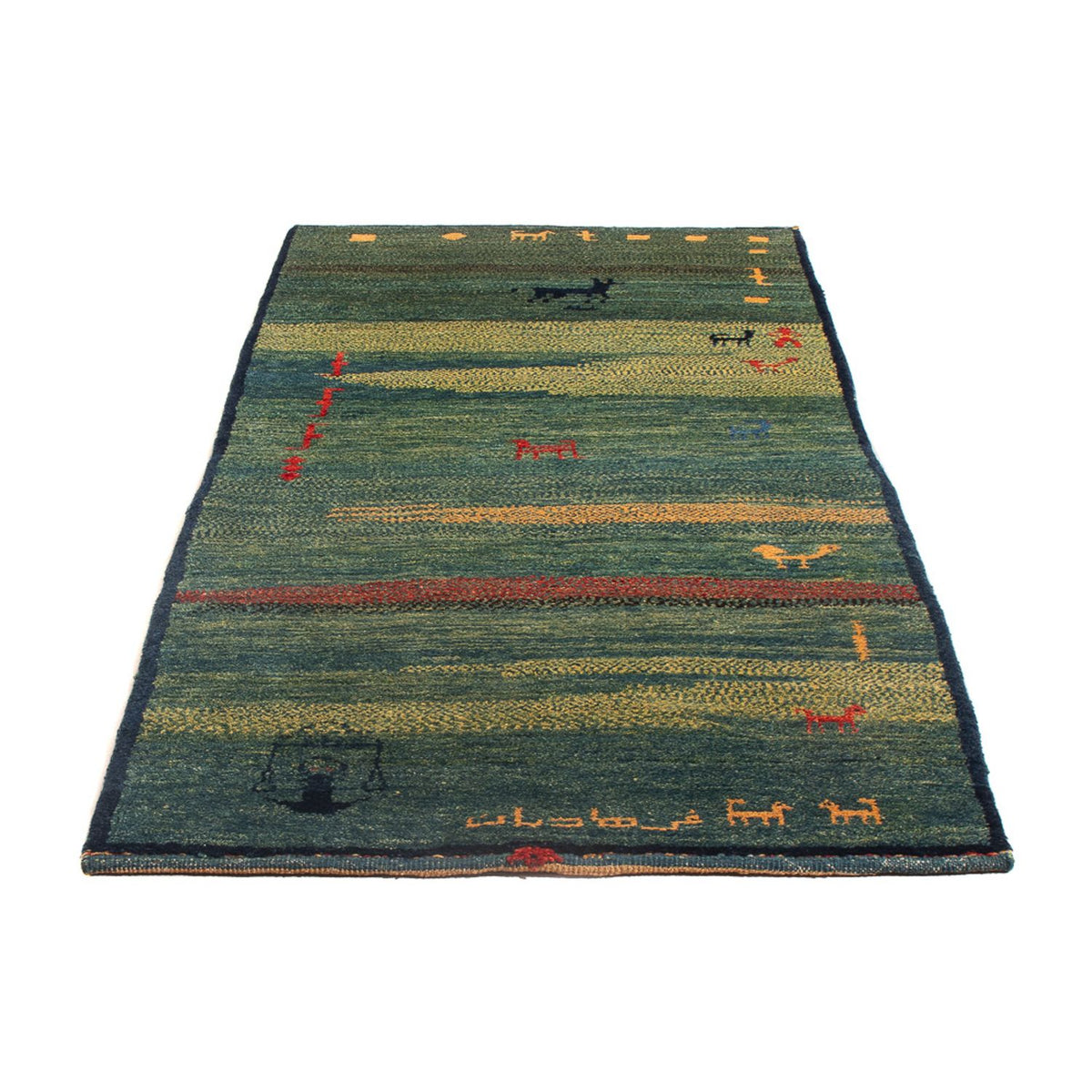 Tappeto corsia Tappeto Gabbeh - Persero - 195 x 87 cm - multicolore