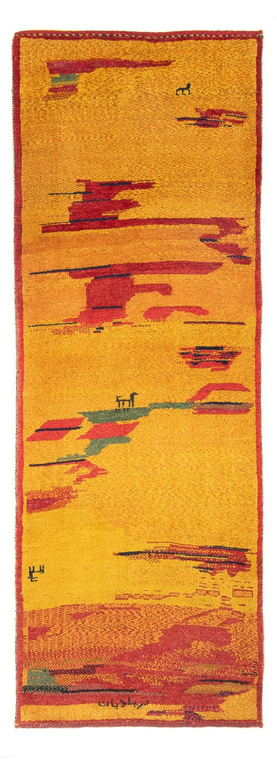 Gabbeh persiano Tappeto 85x235cm - Perserteppich Wollteppich