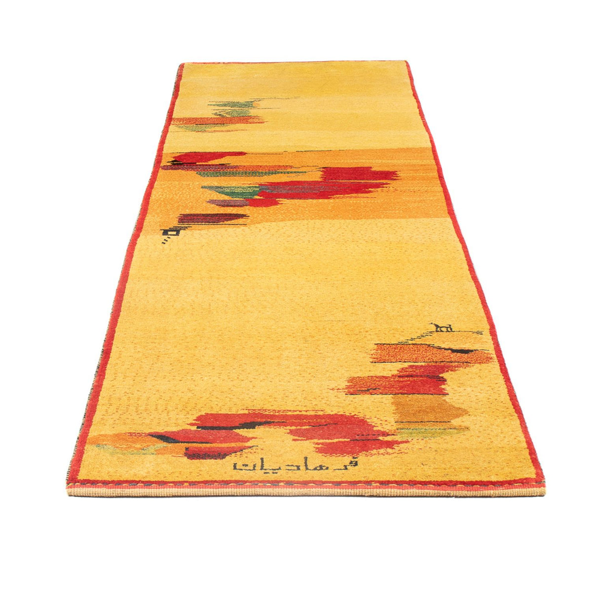 Tappeto corsia Tappeto Gabbeh - Persero - 288 x 84 cm - multicolore