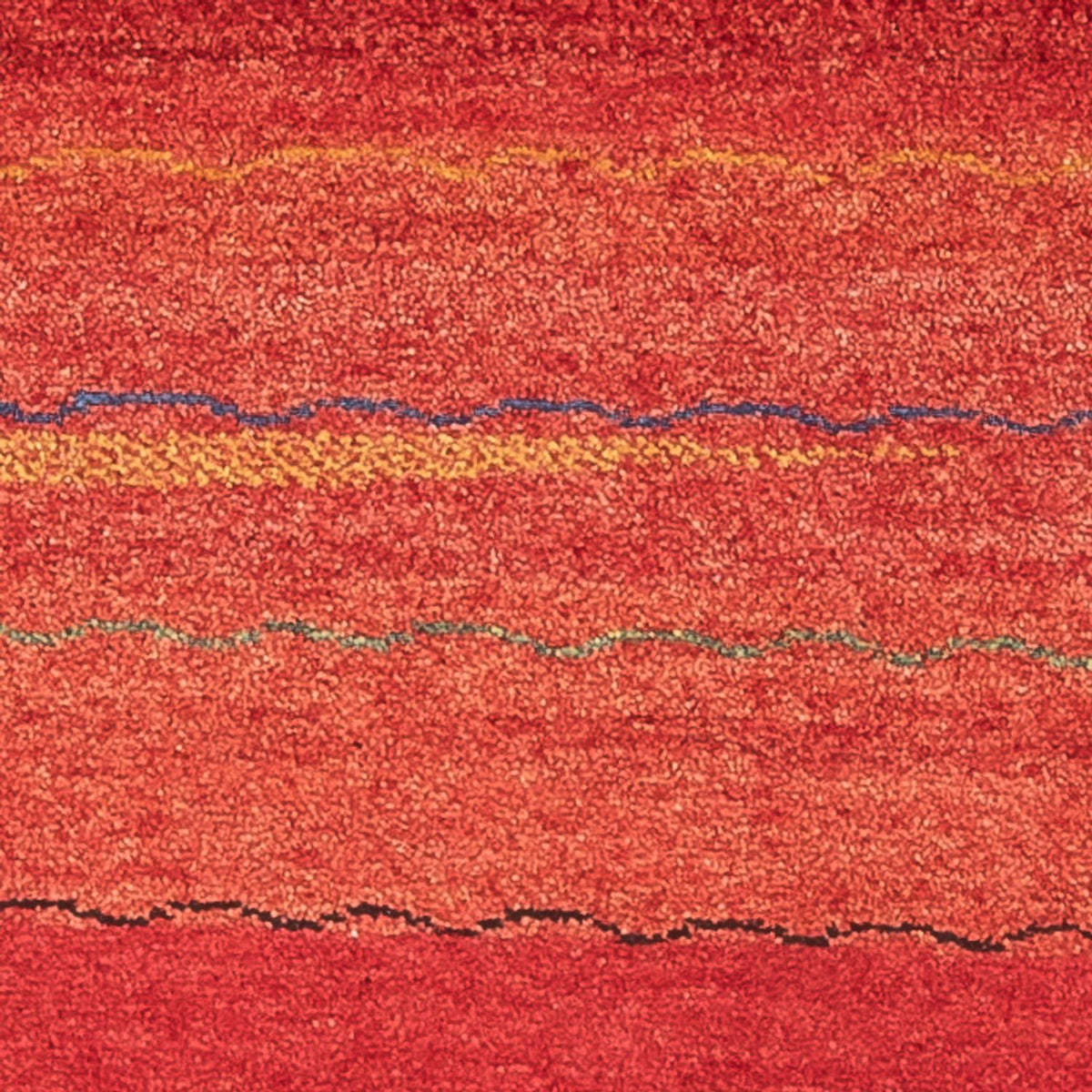 Tappeto corsia Tappeto Gabbeh - Persero - 187 x 87 cm - rosso