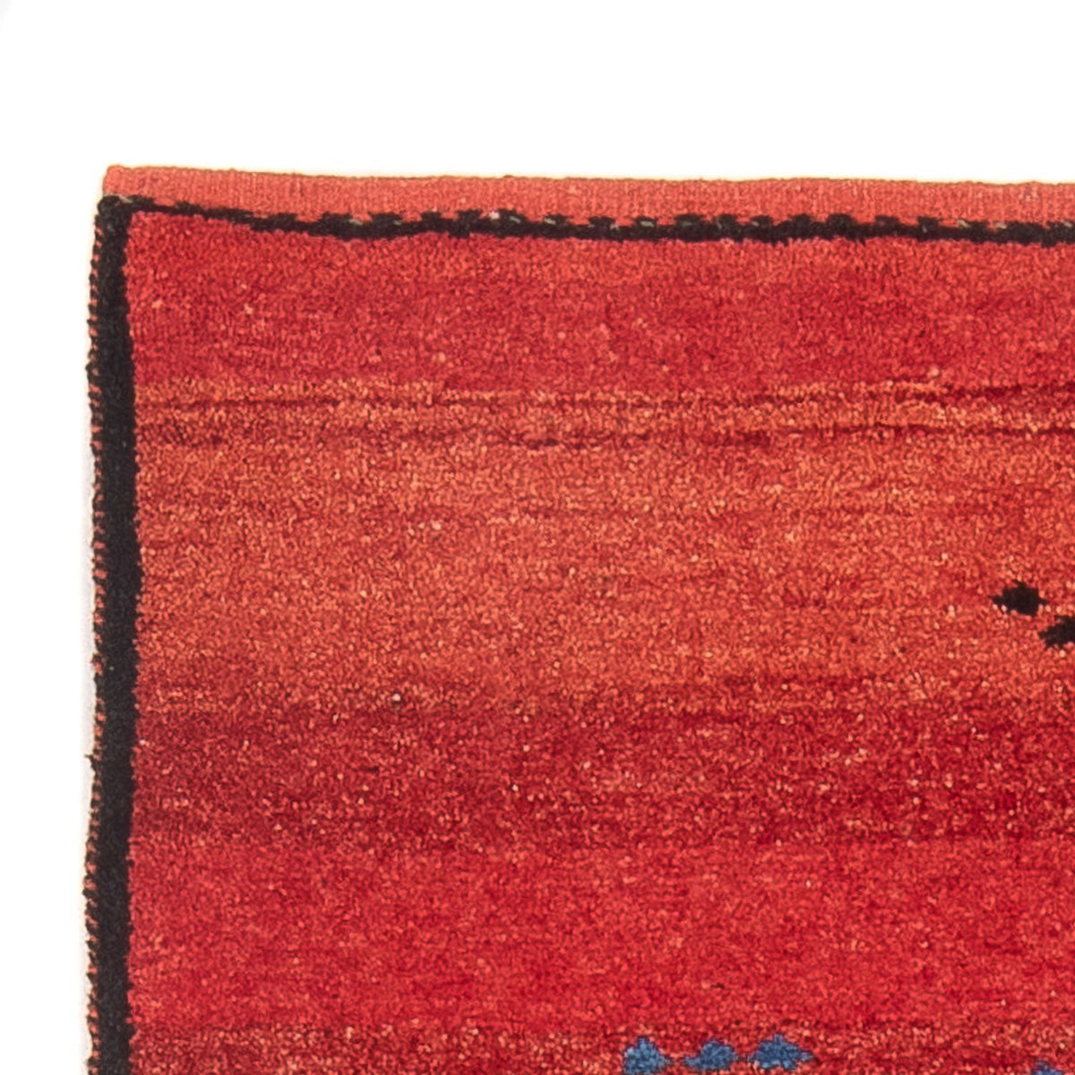 Tappeto corsia Tappeto Gabbeh - Persero - 187 x 87 cm - rosso