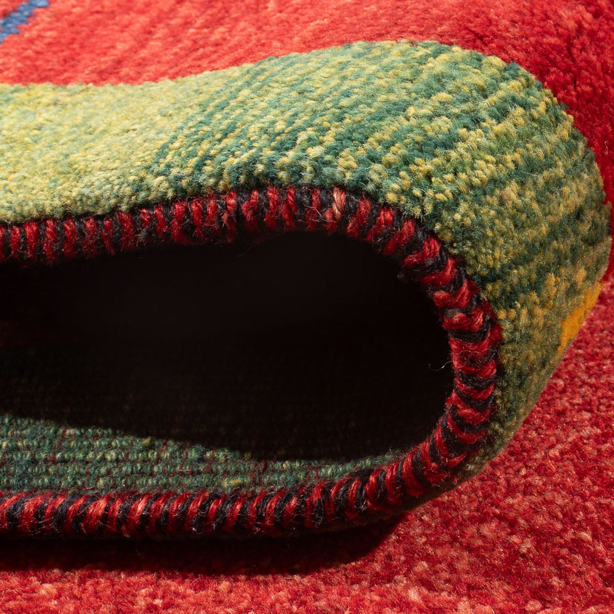 Tappeto corsia Tappeto Gabbeh - Persero - 182 x 70 cm - multicolore