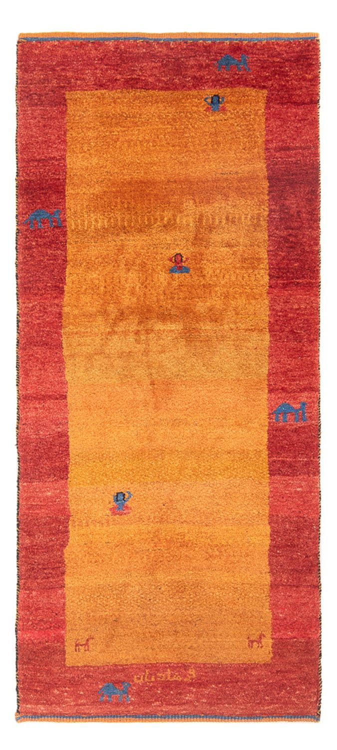 Tappeto corsia Tappeto Gabbeh - Persero - 177 x 72 cm - multicolore