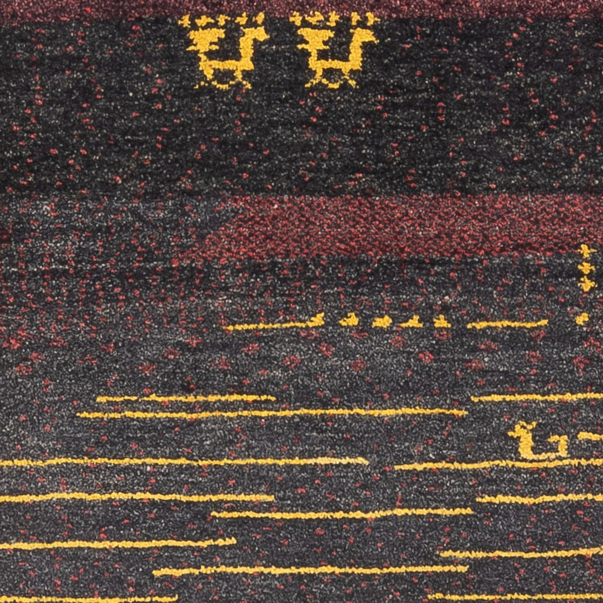 Tappeto corsia Tappeto Gabbeh - Persero - 260 x 86 cm - multicolore