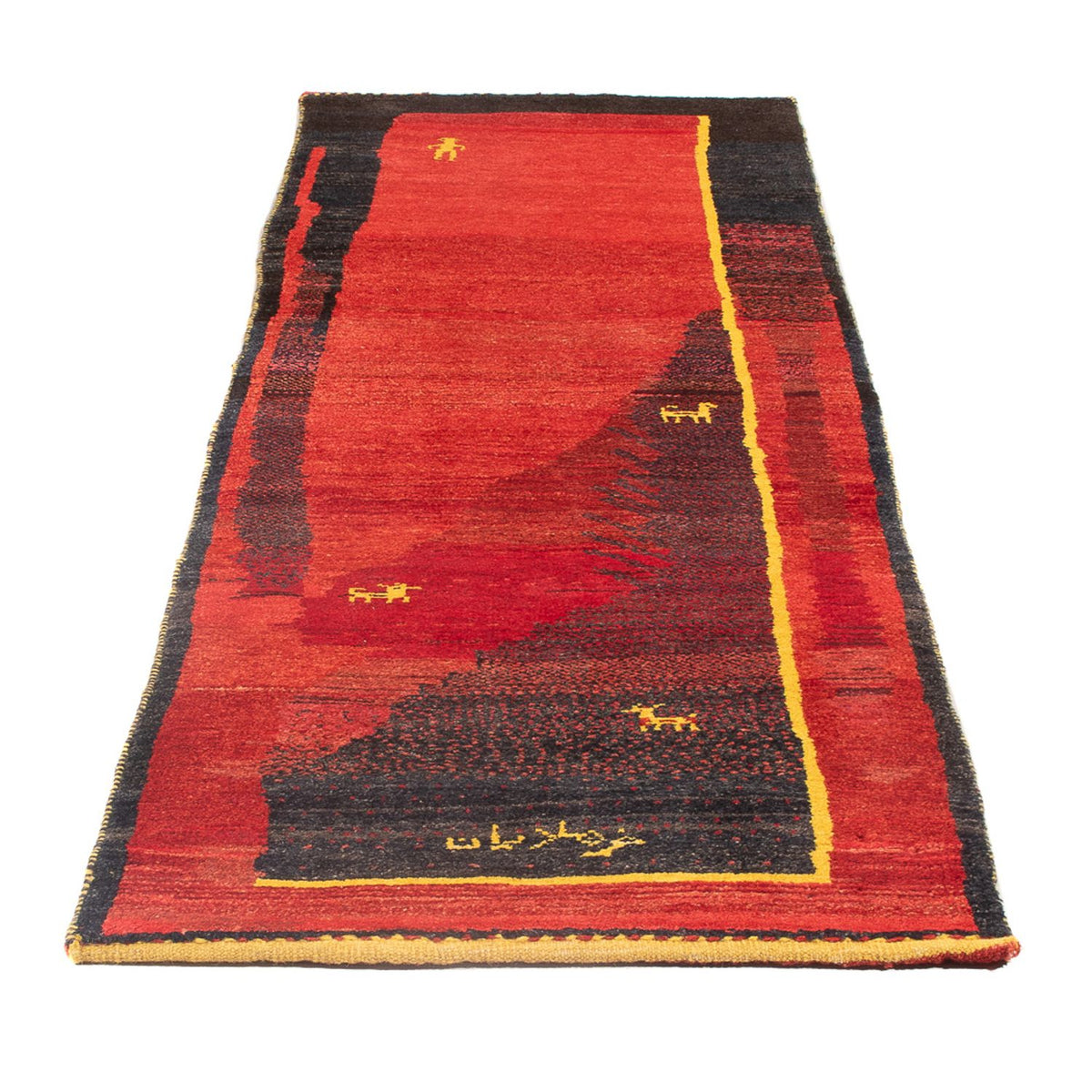 Tappeto corsia Tappeto Gabbeh - Persero - 230 x 73 cm - multicolore