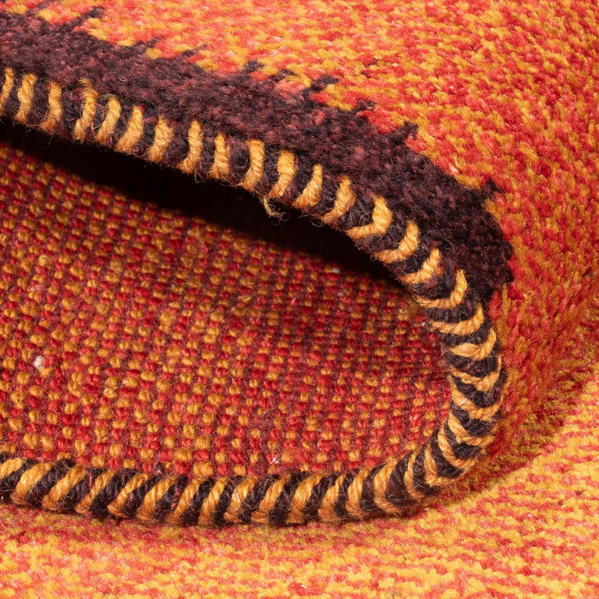 Tappeto corsia Tappeto Gabbeh - Persero - 247 x 87 cm - terracotta