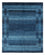 Tappeto Gabbeh - Loribaft Persero - 225 x 186 cm - blu mare