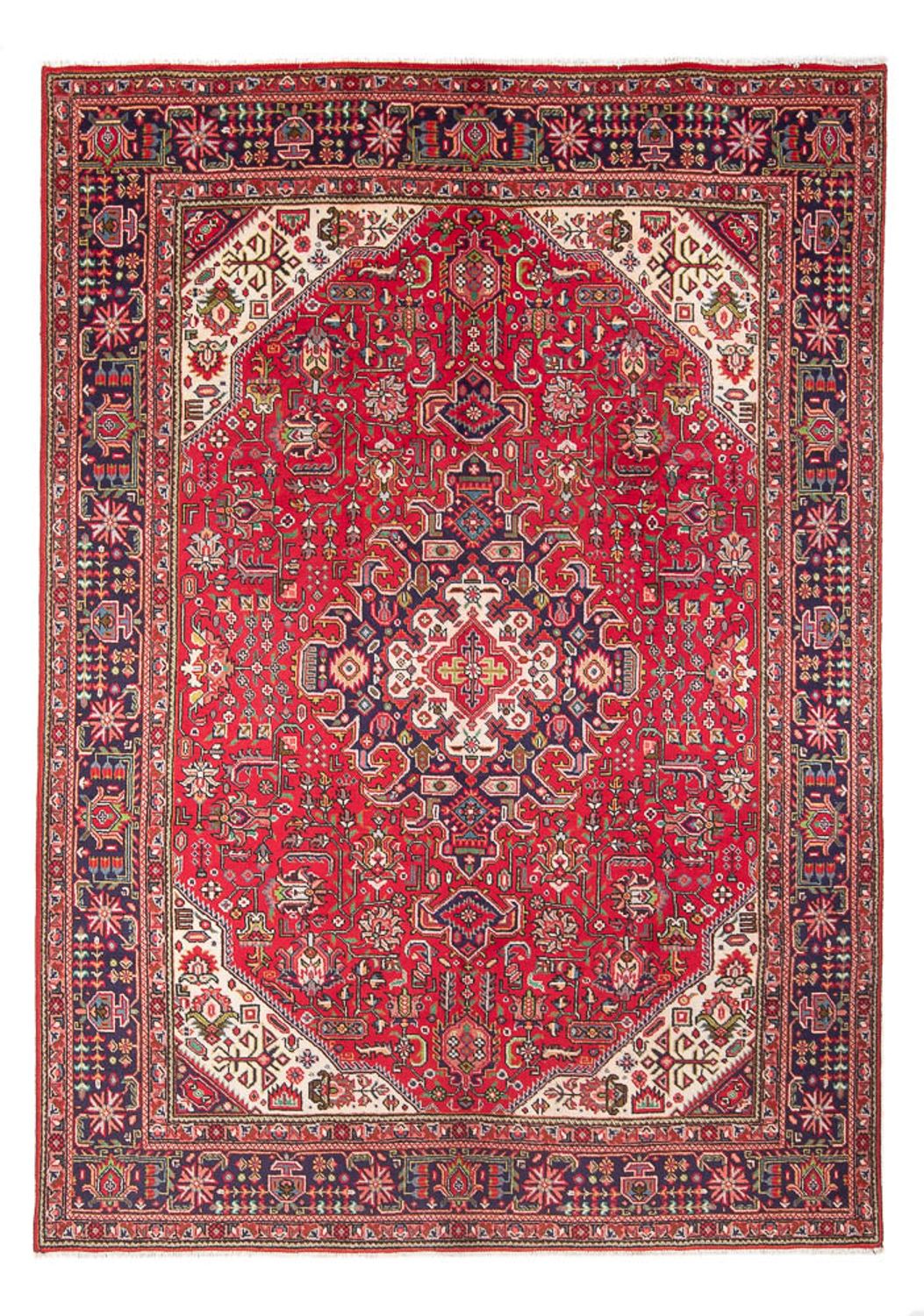 Tappeto Persero - Tabriz - 285 x 197 cm - rosso