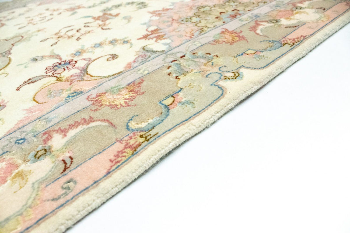 Tappeto corsia Tappeto Persero - Tabriz - 337 x 90 cm - beige