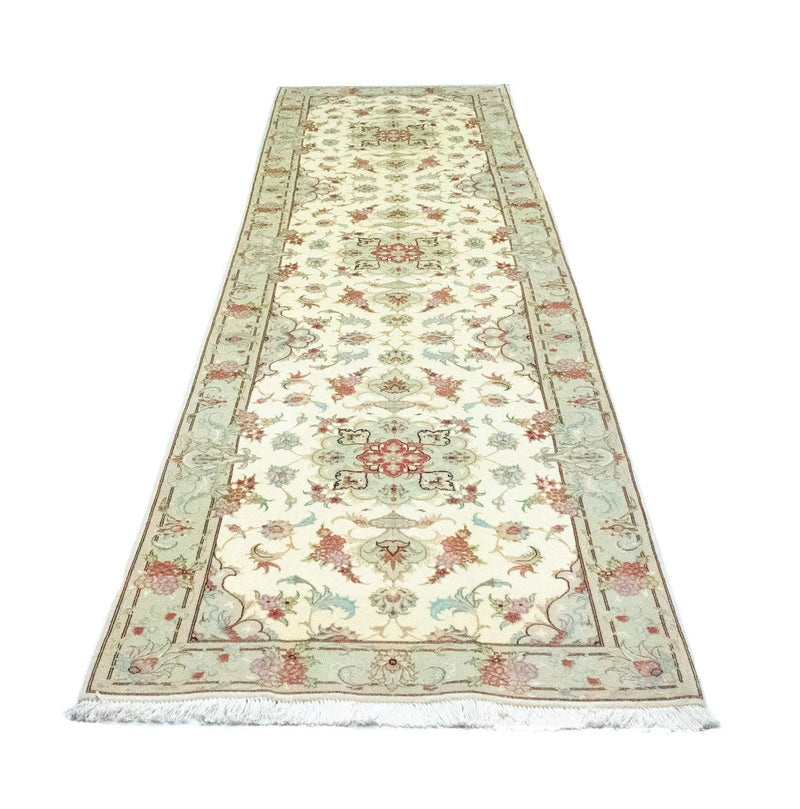 Tappeto corsia Tappeto Persero - Tabriz - Reale - 338 x 89 cm - beige