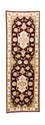 Tappeto corsia Tappeto Persero - Tabriz - Reale - 227 x 76 cm - rosso scuro