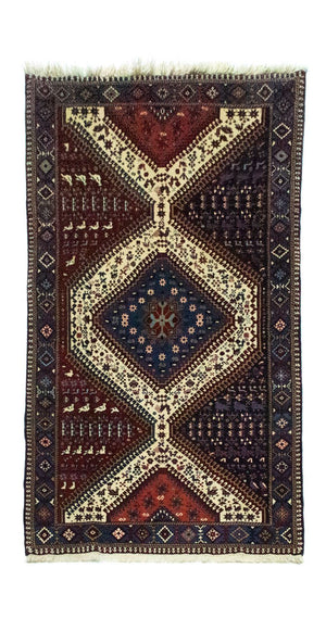 Tappeto corsia Tappeto Persero - Nomade - 190 x 100 cm - blu