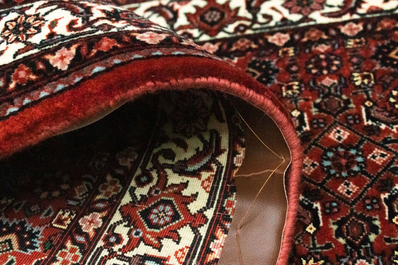 Tappeto corsia Tappeto Persero - Bidjar - 230 x 78 cm - rosso vino