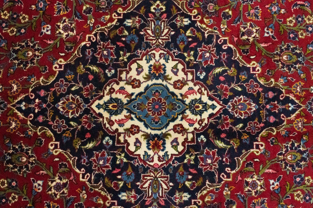 Tappeto Persero - Keshan - 368 x 250 cm - rosso