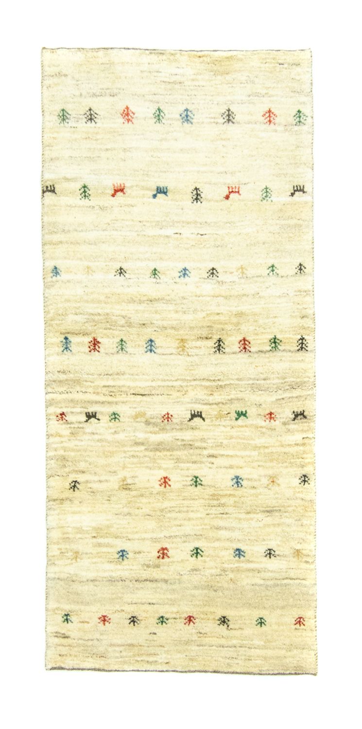 Tappeto corsia Tappeto Gabbeh - Persero - 184 x 82 cm - beige