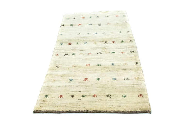 Tappeto corsia Tappeto Gabbeh - Persero - 184 x 82 cm - beige