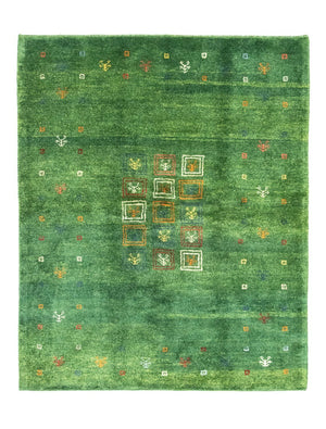 Tappeto Gabbeh - Persero - 189 x 155 cm - verde