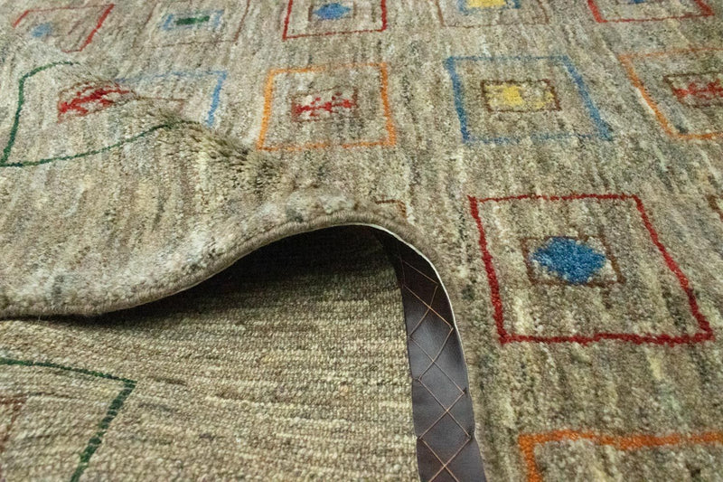 Tappeto Gabbeh - Persero - 206 x 154 cm - multicolore