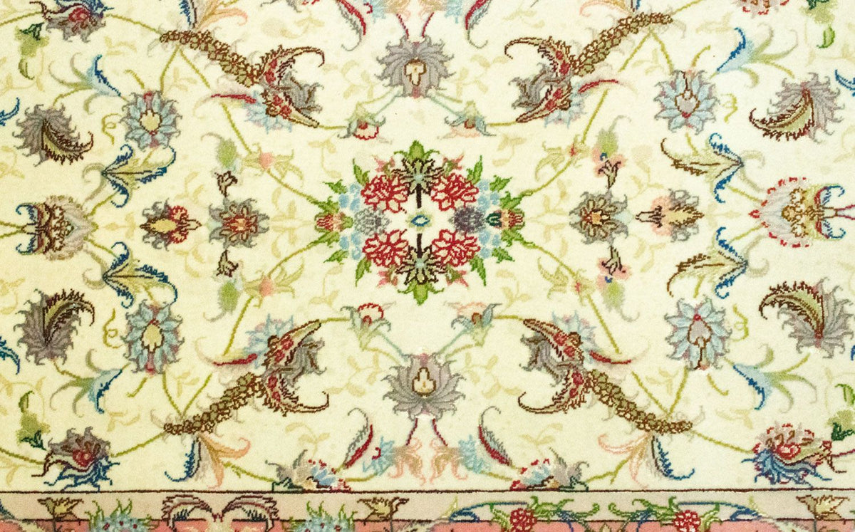 Tappeto corsia Tappeto Persero - Tabriz - Reale - 317 x 78 cm - beige