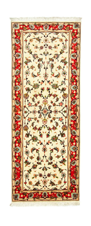 Tappeto corsia Tappeto Persero - Tabriz - Reale - 210 x 80 cm - beige