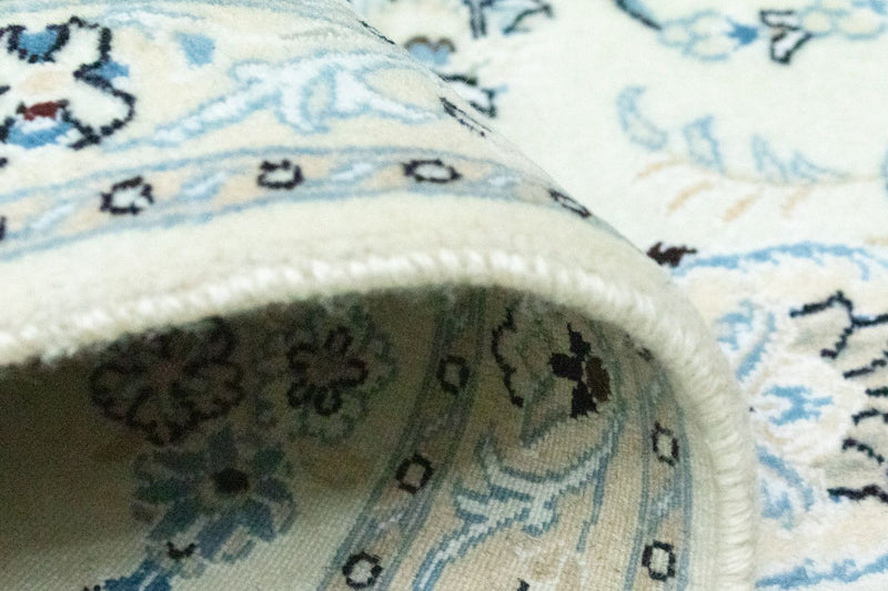 Tappeto corsia Tappeto Persero - Nain - 194 x 79 cm - bianco naturale