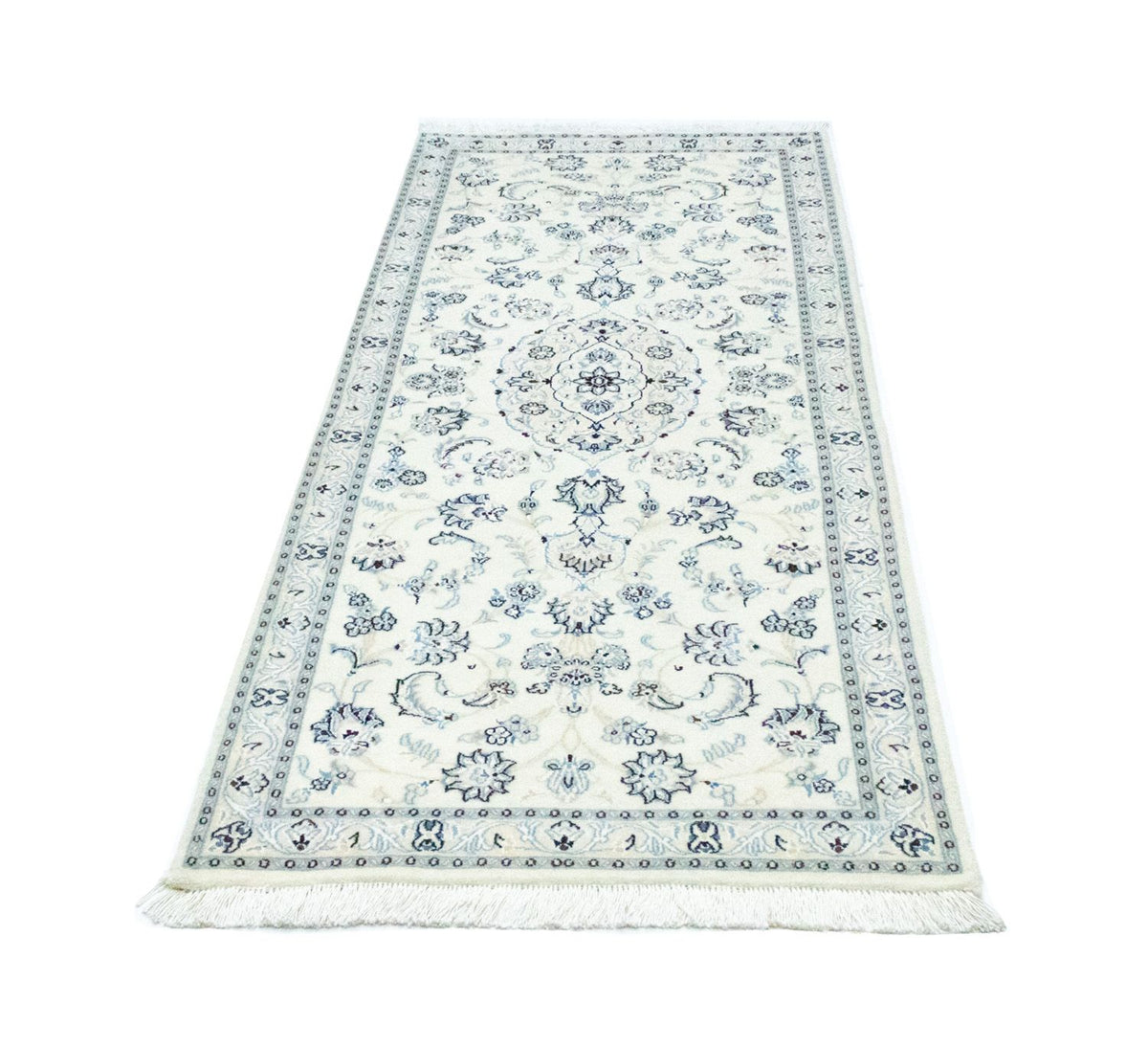 Tappeto corsia Tappeto Persero - Nain - 194 x 79 cm - bianco naturale