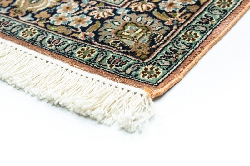 Tappeto corsia Tappeto di seta - Seta del Kashmir - 278 x 77 cm - rosso