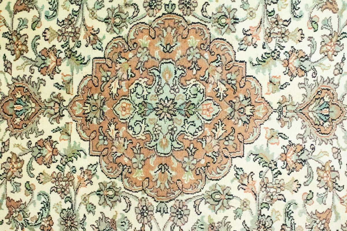 Tappeto di seta - Seta del Kashmir - 183 x 129 cm - beige