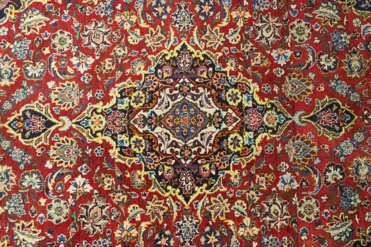 Tappeto Persero - Keshan - 214 x 144 cm - rosso