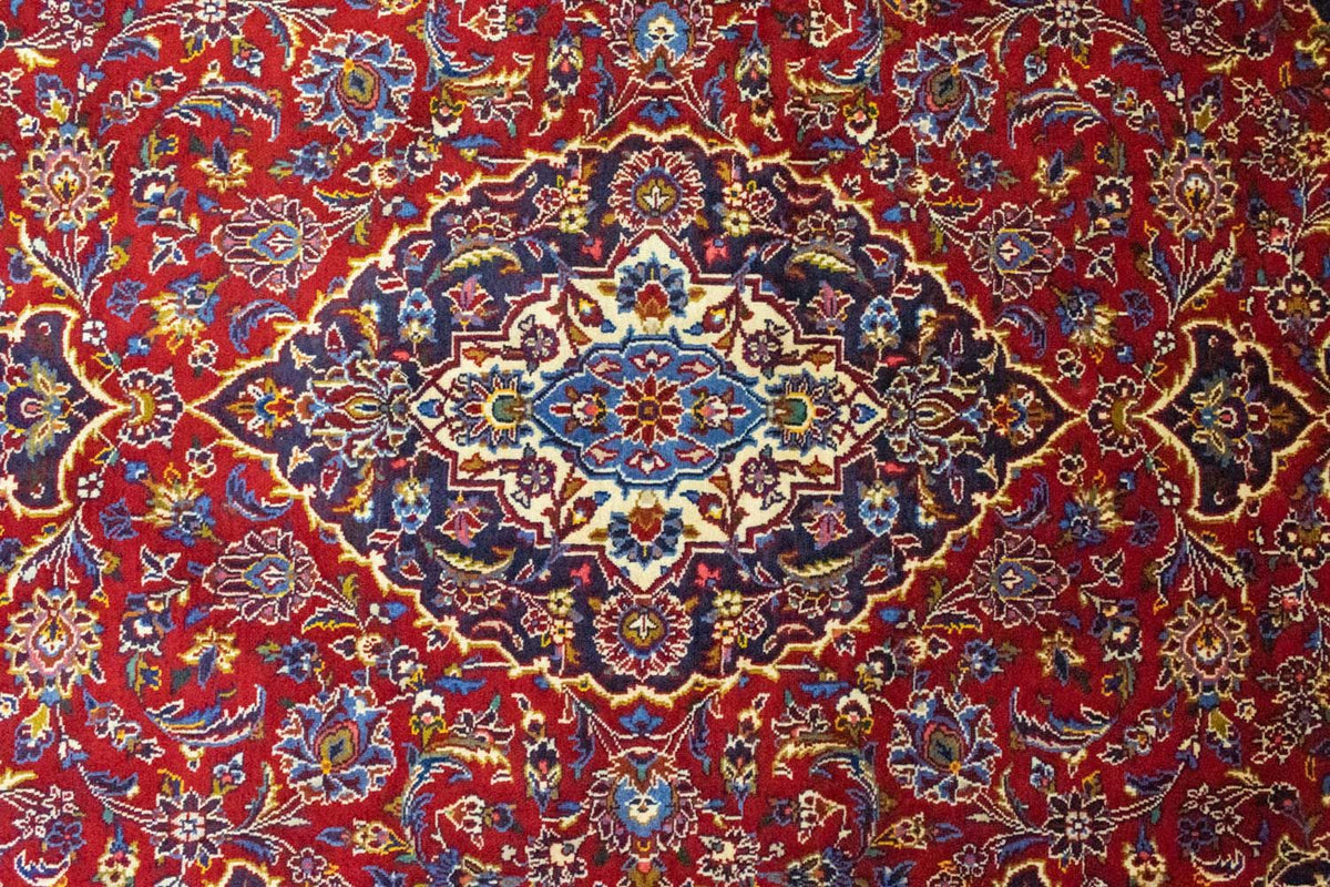 Tappeto Persero - Keshan - 222 x 140 cm - rosso