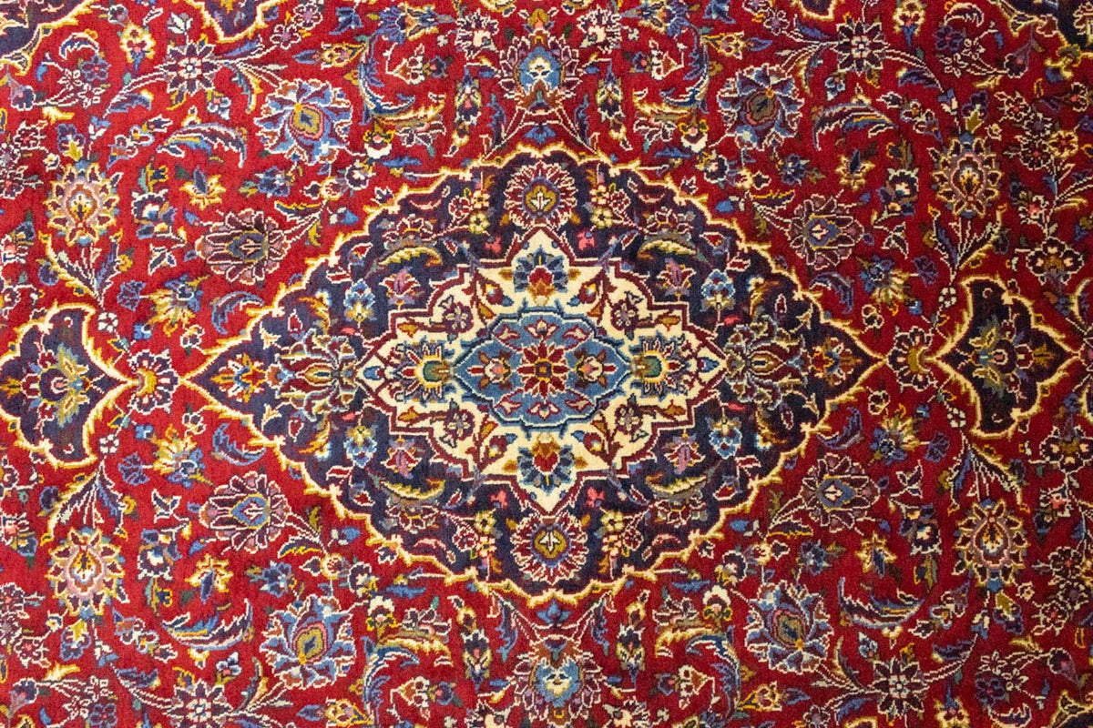 Tappeto Persero - Keshan - 222 x 138 cm - rosso