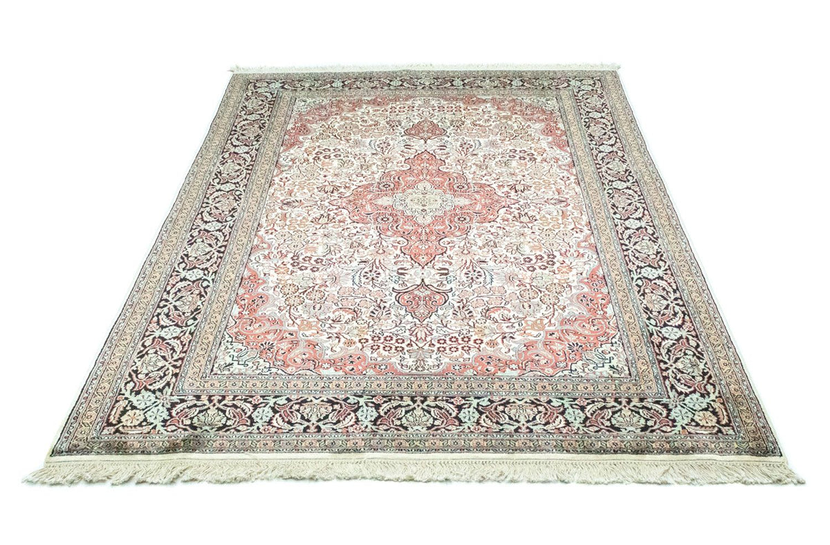 Tappeto di seta - Seta del Kashmir - 218 x 153 cm - beige