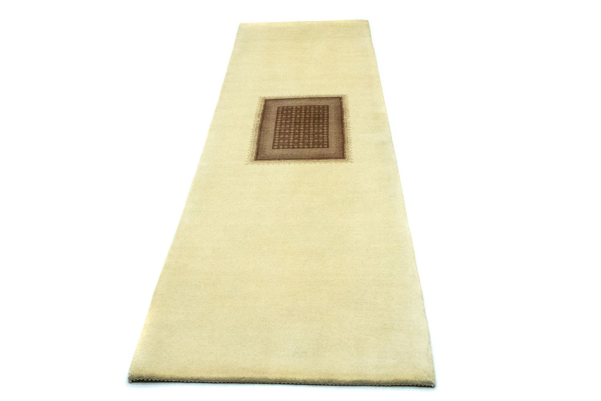 Tappeto corsia Tappeto Gabbeh - Loribaft Persero - 271 x 70 cm - beige