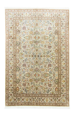 Tappeto di seta - Seta del Kashmir - 274 x 184 cm - beige