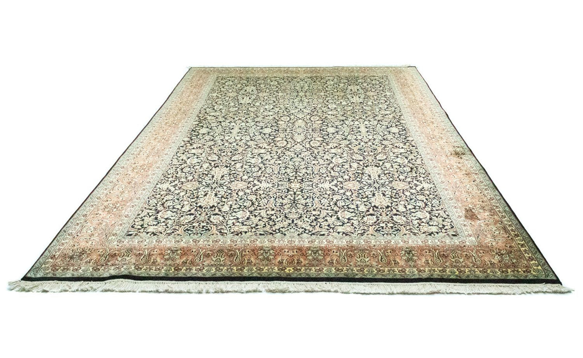 Tappeto di seta - Seta del Kashmir - 315 x 214 cm - blu