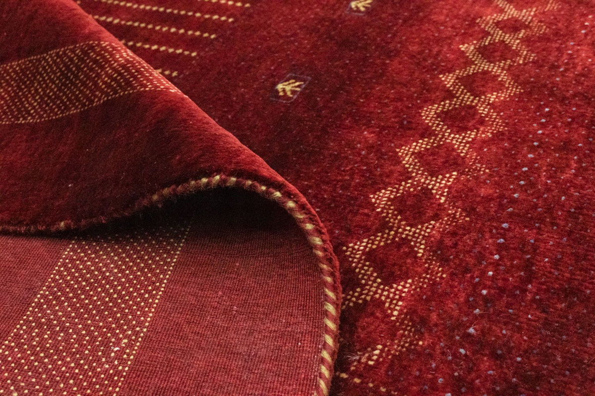 Tappeto Gabbeh - Indus - 291 x 204 cm - rosso