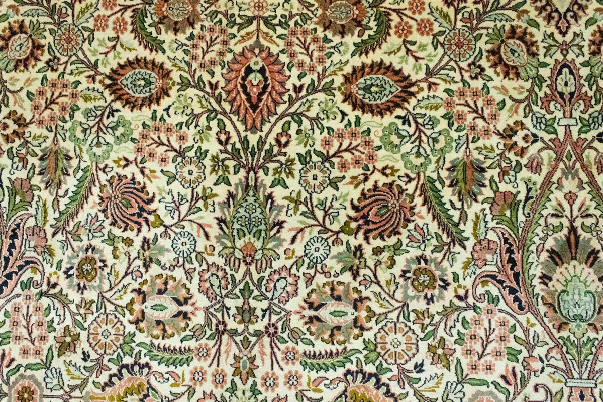 Tappeto di seta - Seta del Kashmir - 316 x 211 cm - beige