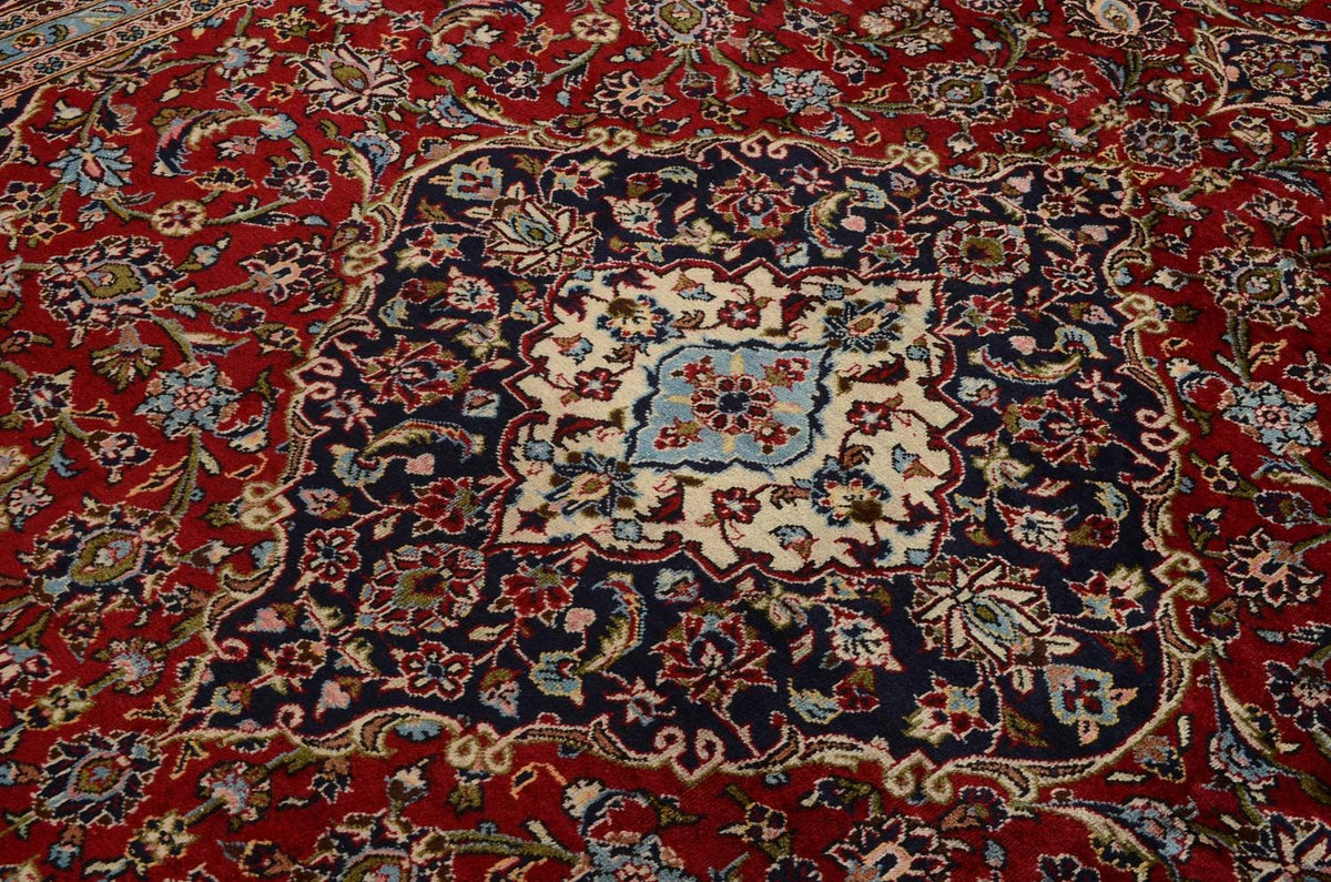 Tappeto Persero - Keshan - 357 x 246 cm - rosso