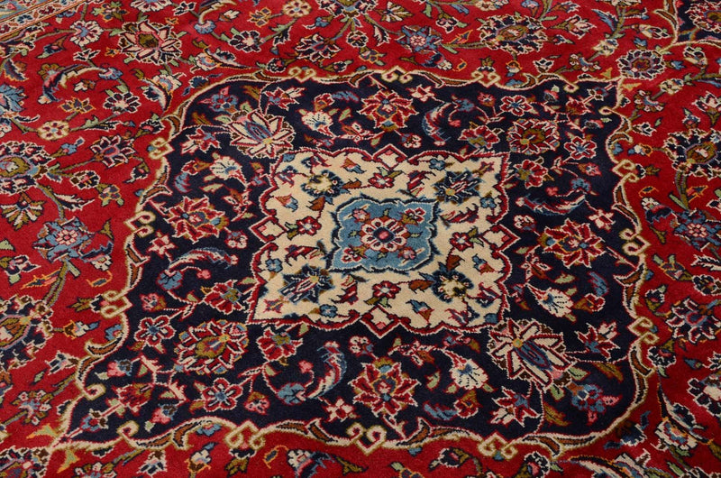 Tappeto Persero - Keshan - 345 x 237 cm - rosso