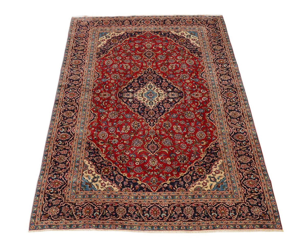 Tappeto Persero - Keshan - 345 x 237 cm - rosso