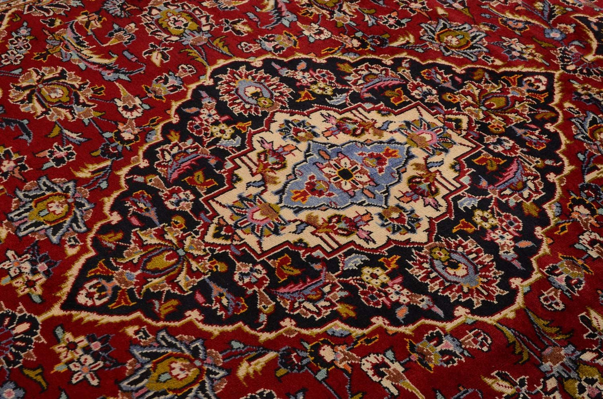 Tappeto Persero - Keshan - 342 x 251 cm - rosso